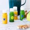 image:imageYumbox Mini Wellness 2oz Juice Bottles with Caps Pack of 6 Fun Designs Reusable Refillable Recyclable Food Grade Plastic Ginger Shots Smoothie bottle Leakproof caps