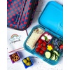 image:imageYumbox Silicone Bento Lunch Box Accessories and Baking Cups Set of 6 Multicolor Mini Cubes 4 and Rectangles 2 Pink amp Aqua